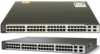 China SFPs Standard-Cisco Schalter WS-C3750V2-48TS-S der Netz-Schalter-Schicht-3 zu verkaufen