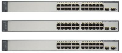 Cina 10 100 serie veloci del catalizzatore 3750V2 del commutatore WS-C3750V2-24PS-S Cisco di Ethernet in vendita