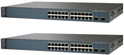 China 24 Port POE Network Switch Cisco Catalyst 3560V2 Series WS-C3560V2-24PS-E for sale