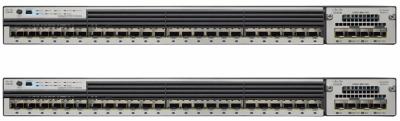 China Schalter WS-C3750X-24S-E 24 Hafen SFPs Gigabit Ethernet mit optischem Transceiver-Modul zu verkaufen