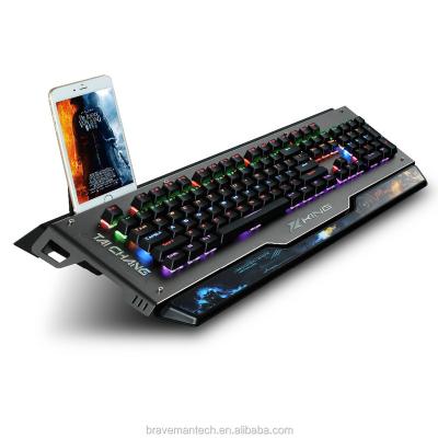 China BK601 Kailh ERGONOMIC Switch Mechanical Keyboard for OEM/ODM with RGB backlit, rest hand wateproof keyboard for sale