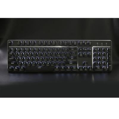 China Can be type C port simple design thin PC gaming mechanical keyboard with mechanical keys for sale