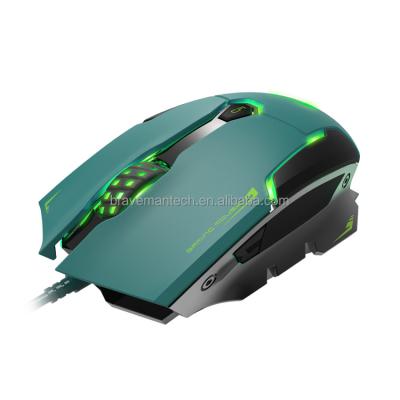 China High DPI for LOL Gamer Cool Gaming USB LOL Gaming Mouse with Red, Green, Blue and Purple Color Light for Laptop Desktop PC for sale