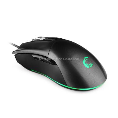 China 4 Colors Breathable Lights Computer Hardware PMW3310 Hot Streamlined Solid Sensor Gaming Mouse for sale