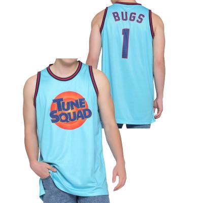 China New Antibacterial Basketball Shirt Space Jam Legacy Air Squad Basketball Tank Top for sale