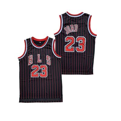 China Wholesale Chicago #23 Bull Basketball Jersey Black Mesh Antibacterial Tank Top For Men for sale