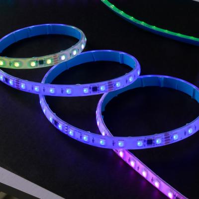 China Indoor Hot Products IP20 14.4W 5050 Strip Led Lights SMD Multimeter DC 12v 24v 10mm 3000K/4000K/6500K 100 Wire Strip Lamp for sale