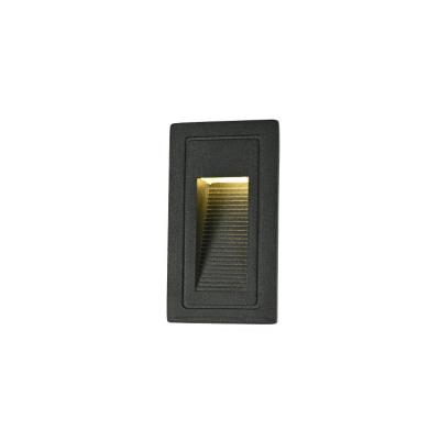 China Modern Outdoor Wall Light IP54 3W Waterproof Step Aluminum Recessed Stair Climb Outdoor Led Corner Lamp for sale