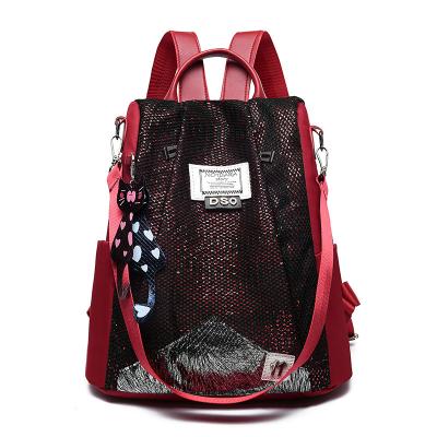 China New summer anti-theft autumn fashion lady large capacity anti-theft backpack for sale