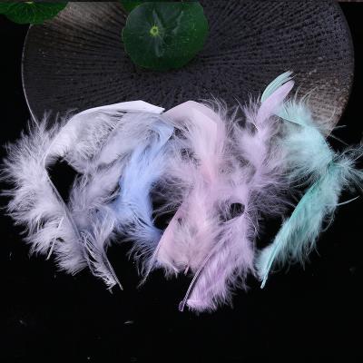 China Feather Clothing Featival Decoration Factory Direct Sales 10-15CM Turkey Feather DIY Jewelry Accessories Handwork Decorations Clothing Accessories for sale