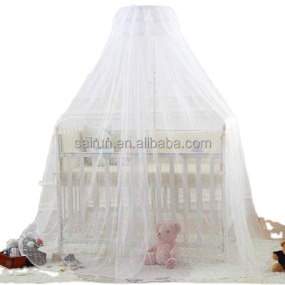 China Folded 2019 New Style Round Kids Bed Playpen Mosquito Net With Brackets Stand for sale