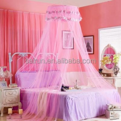 China Folded Pop Swings Outdoor Hanging Bed With Princess King Size Mosquito Net Wholesale Conical Swing Strap For Double Bed for sale