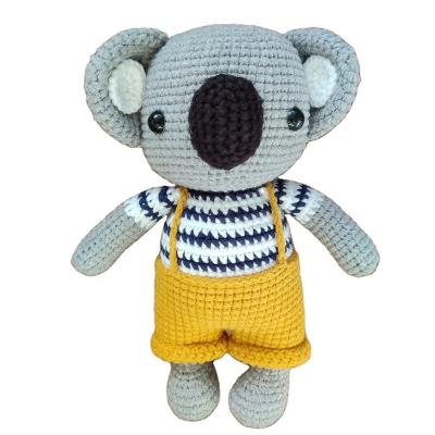 China Amigurumi Stuffed Cute Koala Crochet Plush Doll Christmas Handmade Australian Animals Gift Cute Stuffed Toy For Kid for sale