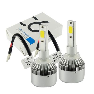 China IP 67 Single Beam 6000K C6 H27 880 Mini Auto Waterproof Single Beam 881 Led Cob Headlight for sale