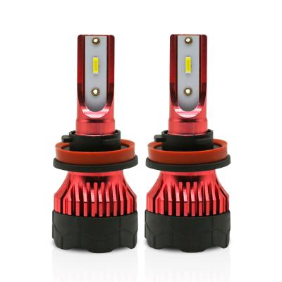 China Super bright aluminum led headlight headlamp waterpr out for motorcycle and car 6000K 8000LM led headlights h11 for sale