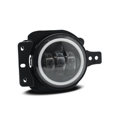 China SAMPUSS JL led fog light 12V with halo DRL and turn signal 30W 4 inch round led car fog lights for sale