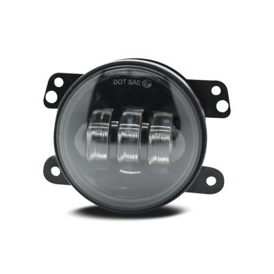 China Universal High Brightness 4inch Led Fog Lights Fog Lights For Off-Road Vehicle 6led 30W Waterproof Round Led Fog Lights for sale