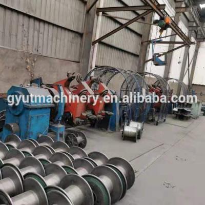 China Stranding second hand electric wire making strander machine, steel wire strander with 400 spool for sale