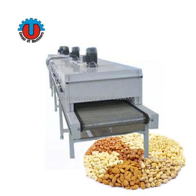 China Tunnel Conveyor Belt Type Vegetable Nuts Cereal Furit Roasting Machine Dairy Products Plant Gas for sale