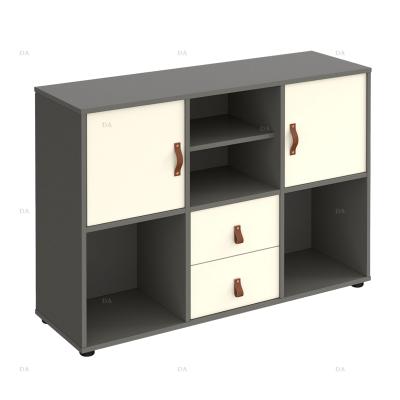 China Foldable Home Office Cube Display Cabinet Gray Living Room Cabinet Panel Office Furniture Cabinet for sale