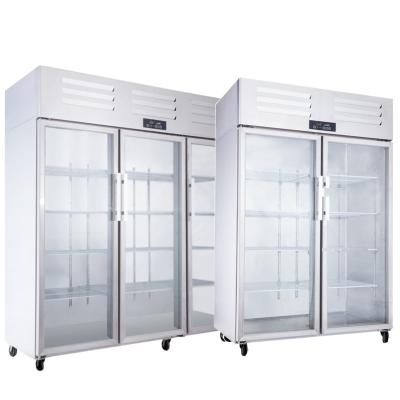 China Commercial New Design Single-temperature Glass Door Single-temperature Refrigerator For Sale for sale