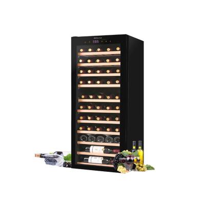 China Sustainable YC-72 Directing 51 Bottle Cooling Electric Cellar Wine Cooler Portable Refrigerator for sale