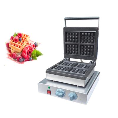 China Waffle Making Oven High Quality Commercial Stainless Steel Electric Square Waffle Making Machine for sale