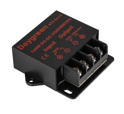 China Automotives 24V to 12V 10A 120W DC DC Converter Regulator Car Step Down Reducer for sale