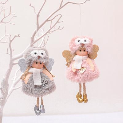 China Eco-Friendly Christmas Ornament Angel Doll Christmas Plush Toy Gift Wedding Party Decorations for sale