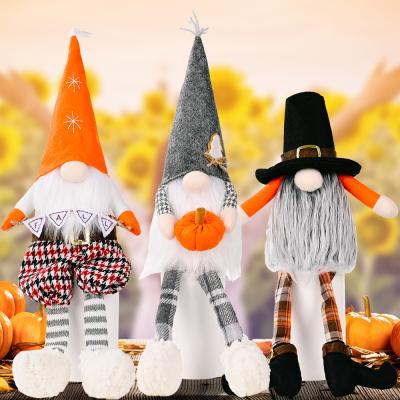 China Beautiful New Thanksgiving Colorful Creative Faceless Doll Swedish Elf Dwarf Gnome For Home Table Decor Kids Gift for sale