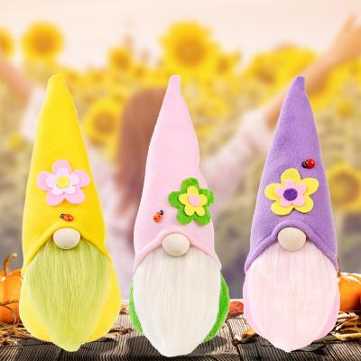 China Harvest Festival Decor Harvest Festival Gnome Gift for Girl Scandinavian Swedish Tomte Nisse Handmade Flower Shelf Nannies Thanksgiving Shelf for sale