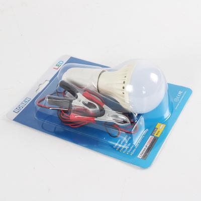 China Outdoor camping fishing boat 12v dc led bulb e27 3w 5w 7w 9w 2m wire with clip bulb lights for sale