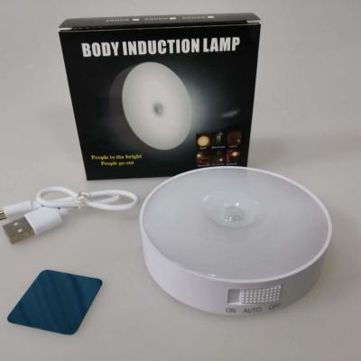 China Modern 8 LED Cabinet Light Smart Body Motion Sensor Triggered Night Light Induction Lamp for sale