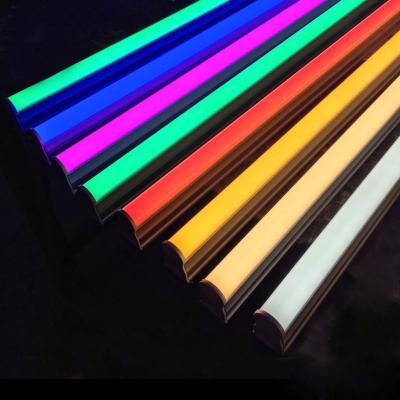 China Garden led creative T5 red, green, blue, pink, purple 1.2m integrated led color lamp tube 120cm for sale