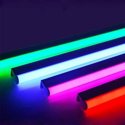 China Garden 4ft 18w LED T5 Integrated Tube Light Red Green Blue Colored Tube Lamp Tube for sale