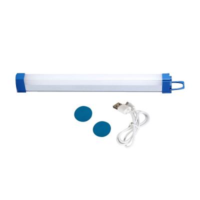 China Cheap Warehouse LED USB Charging Rechargeable Emergency Tube Light for sale