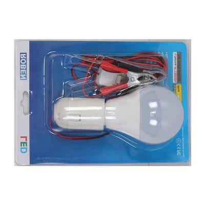 China Outdoor promotion 12v led b22 B27 lamp bulb light with 2m wire and switch button for night market lighting for sale