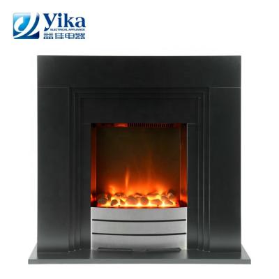 China Modern Hotel Europe Style Decor Flame Inserts Direct Supply Freestanding Indoor Fireplace Mantel for sale