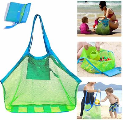 China Eco-Friendly Manufacturer Custom Extra Big Totes Kids Toys Towels Large Sand Picnic Tote Beach Bags Grocery Market for sale