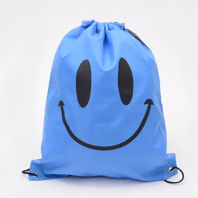 China Portable Drawstring Bag Runhui Wholesale Most Popular Polyester Drawstring Bag With Custom Color Pattern for sale