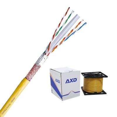 China Bare Copper CPR/XD-1022 CE Approved 4 Pair Cat 6 SFTP Internet Bare Copper Computer Cable for sale