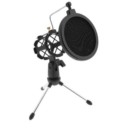 China Wholesale Noise Filter Stand Microphone Tripod Microphone Arm Desktop Stand AGT-T02 for sale