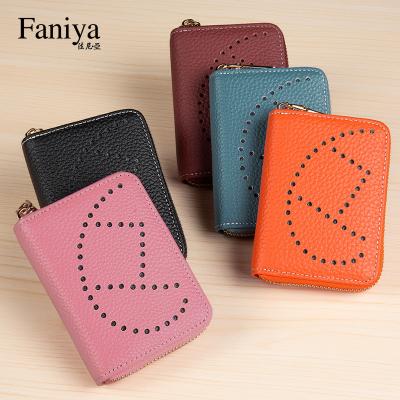 China 2021 Fashionable Women Wallet Credit Card Premium Leather Holder for sale