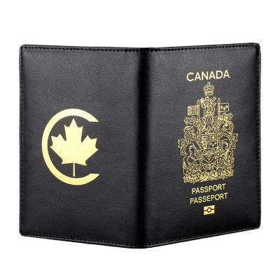 China Luxury Genuine Leather Holders Luxury Genuine Leather ID Toploader ID Card Business PU Business Sleeve Travel Wallet Passport Holder for sale