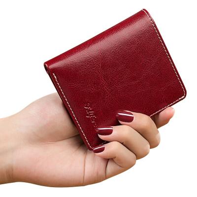 China Modern Purse Carteras Rfid Mini Women Wallets For Girls Slim Soft Pocket New Billeteras Monederos RFID Ladies 2021 Small for sale