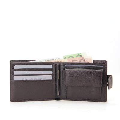 China Crazy Horse Men's Business Wallets Genuine Leather Men's Wallets Q089 Slim Simple Custom Made Leather Wallet for sale