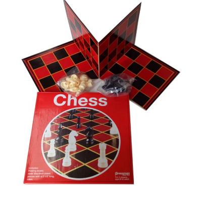 China Paper & Cardboard Oem&Odm Customized Controllers Family Chess Game Staunton 2 King Chess Game for sale