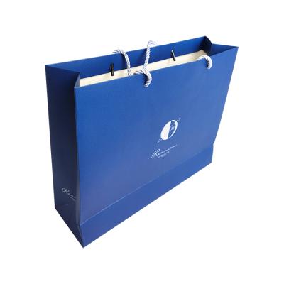 China Recyclable Customized Recycled Art Paper Printed OEM&ODM Shopping Paper Bags Custom Paper Bags With Your Logo for sale