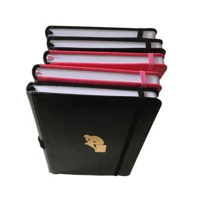 China Leather Notebook Customized Agenda Notebook Customized Cover Notebook PU Cover Printing Hardcover Book for sale