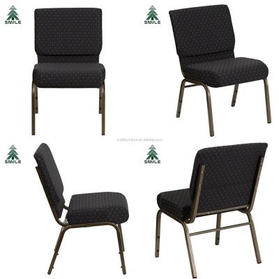 China Factory Price Modern Canvas Fabric Stackable Seat Church Chairs Conference Used Hall Theater Auditorium Church Chair for sale